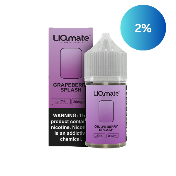 LIQmateリキッド　グレープベリースプラッシュ味　30ml　2%