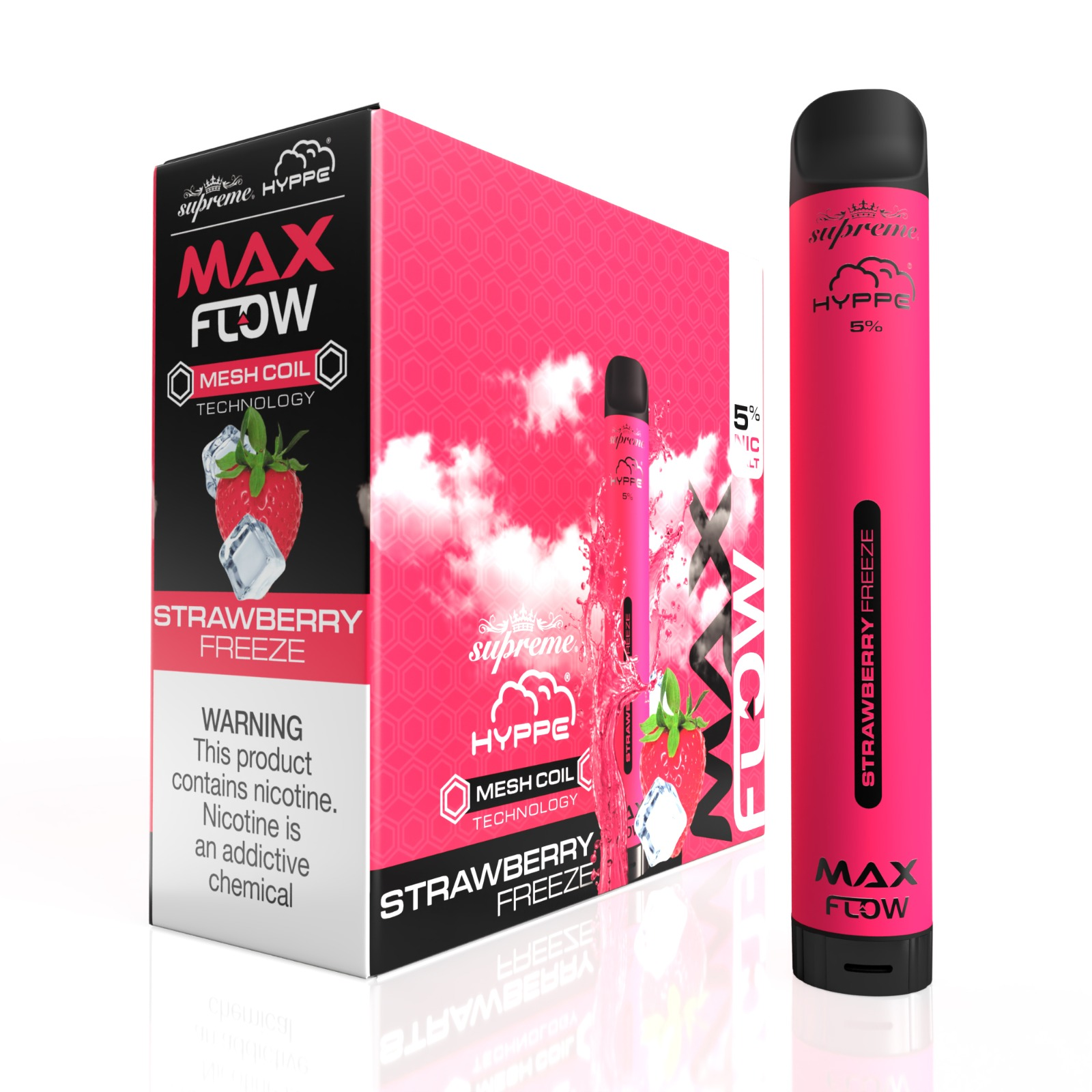 Hyppe Max Flow　ストロベリーフリーズ　3.5%