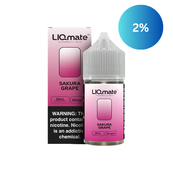 LIQmateリキッド　サクラグレープ味　30ml　2%