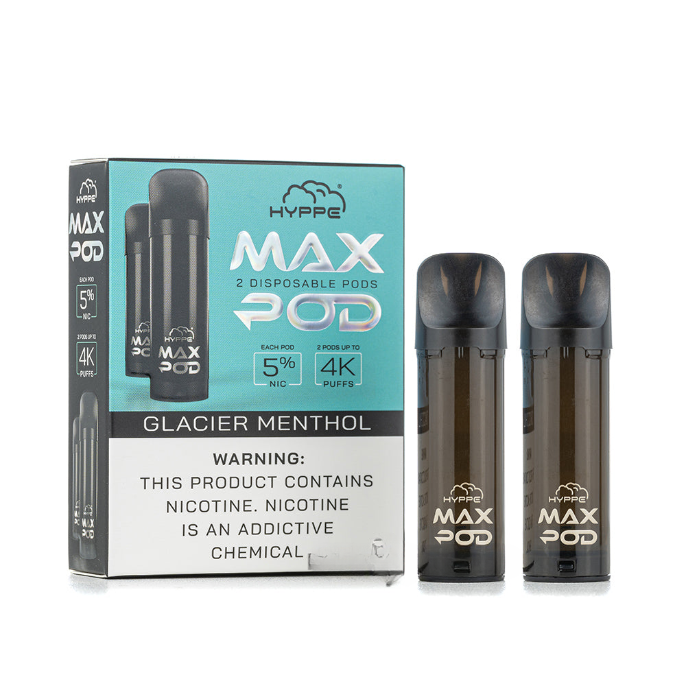 Hyppe MAXPOD　グレーシャーメンソール味　2pod入り　5%