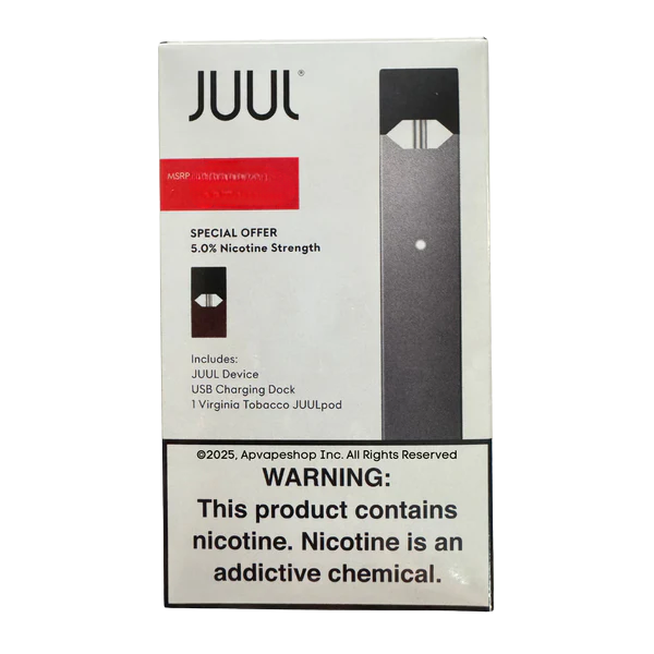 JUUL バージニアスターターキット：燃えない臭わない全く新しい 電子タバコ